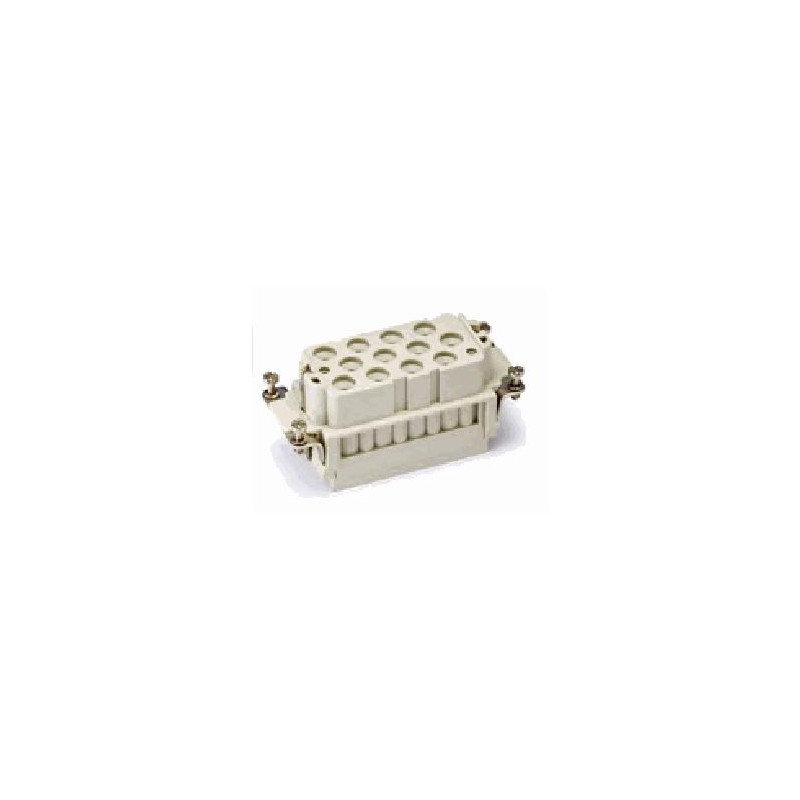 Insert HK, Raccordement à Sertir, femelle, 14 pin, 40A, Polycarbonate, 16B 